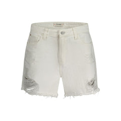 Guess Jeans Witte Katoenen Dames Short