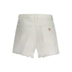 Guess Jeans Witte Katoenen Dames Short