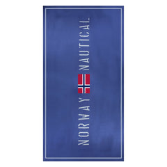 Norway 1963 Blue Polyester Women Beach Towel