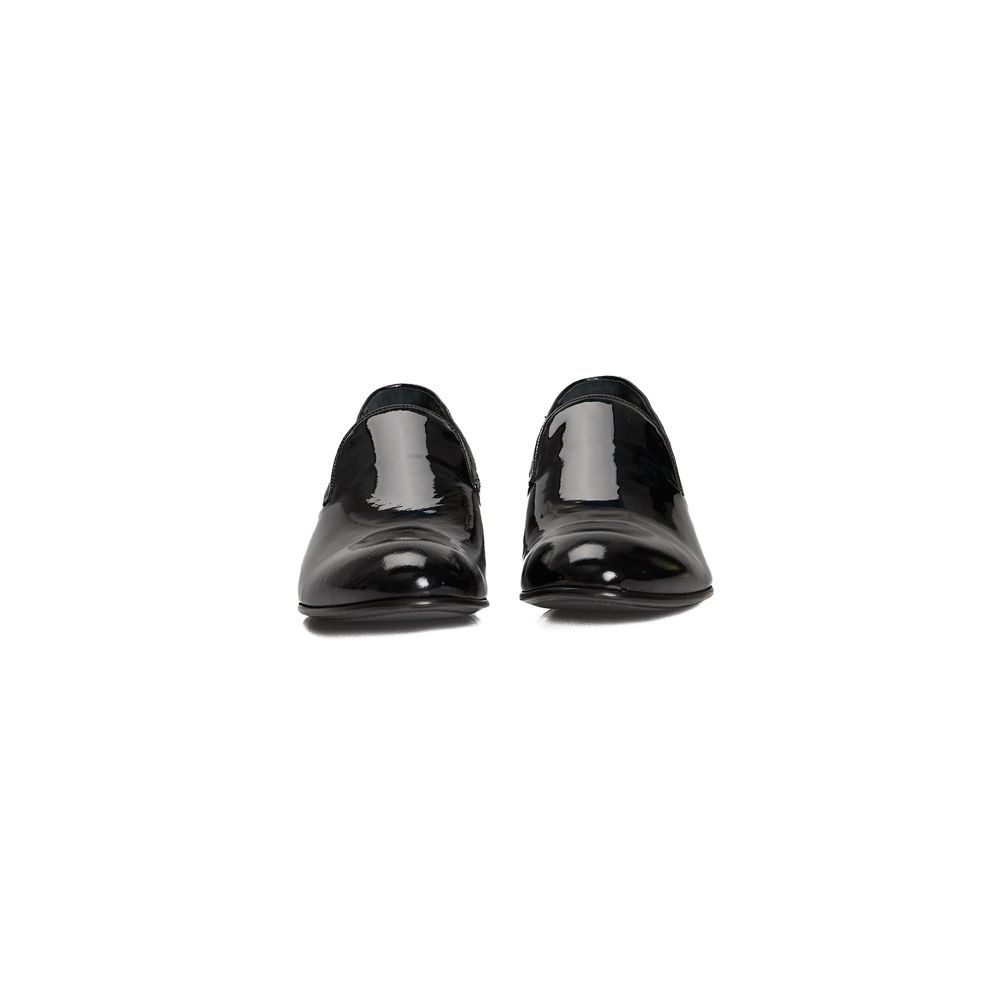 Roberto Pepe Luxuriöse schwarze Kalbsleder Loafer für Herren