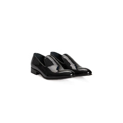 Roberto Pepe Luxuriöse schwarze Kalbsleder Loafer für Herren