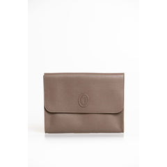 Trussardi Bruine Polyester Heren Clutch