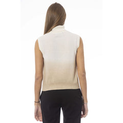 Baldinini Trend Damen Pullover aus weißer Wolle