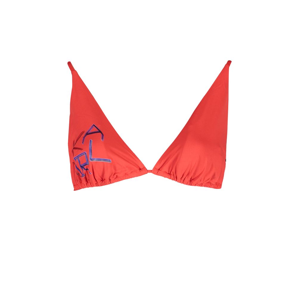Karl Lagerfeld Roter Polyamid Damen Badeanzug