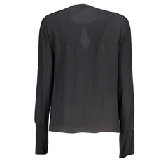 Patrizia Pepe "Zwarte Viscose Damesblouse"
