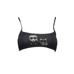 Karl Lagerfeld Black Polyamide Women Swimsuit