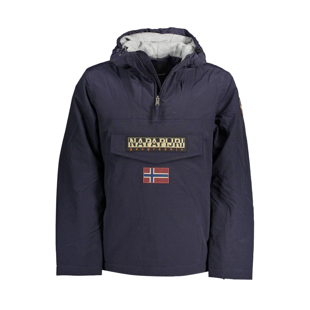 Napapijri Blaue Polyamid Herrenjacke