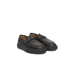 Cerruti 1881 Schwarze Leder-Loafer für Herren