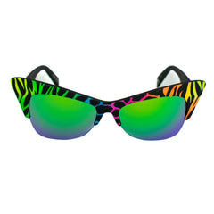 Italia Independent Mehrfarbige Acetat-Sonnenbrille