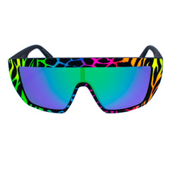 Italia Independent Mehrfarbige Acetat-Sonnenbrille