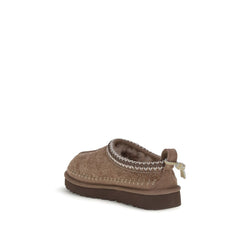 UGG Braune Leder-Pantoletten
