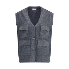 P.A.R.O.S.H. Gray Raccoon Fur Jackets And Coat