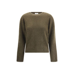 P.A.R.O.S.H. Green Raccoon Fur Sweatshirt