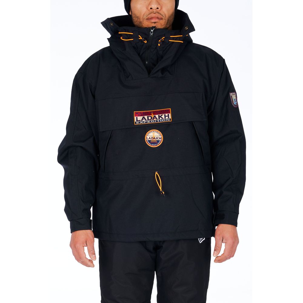 Ladakh Zwart Polyester Herenjack