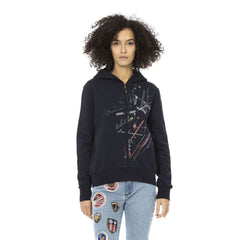 Mr&Mrs Italy Blaues Baumwoll-Sweatshirt für Damen