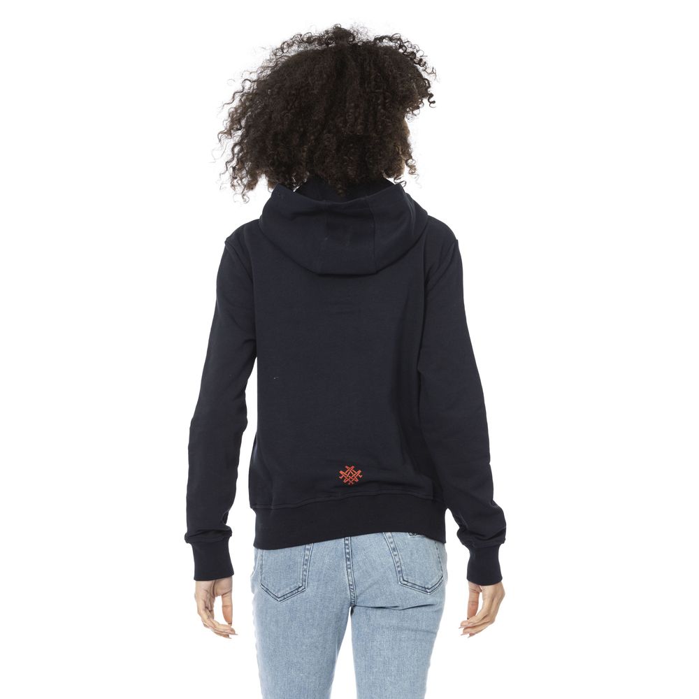 Mr&Mrs Italy Blaues Baumwoll-Sweatshirt für Damen