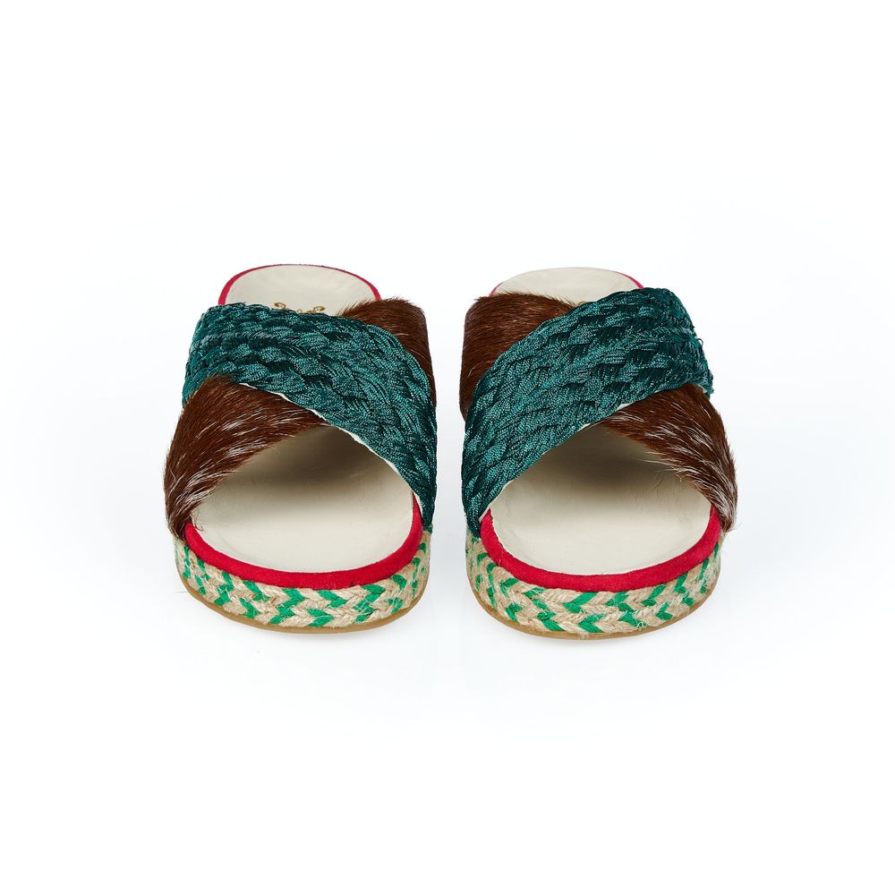 Mr&Mrs Italy Multicolor Dankalia Damen-Sandale