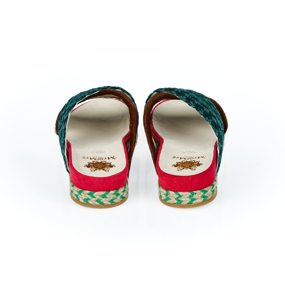 Mr&Mrs Italy Multicolor Dankalia Damen-Sandale