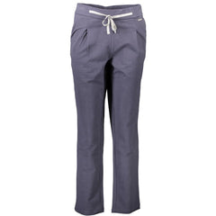 U.S. POLO ASSN. Blue Cotton Women's Trouser