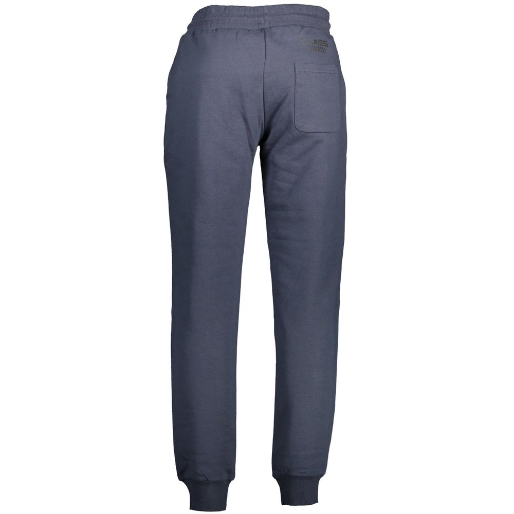 Cavalli Class Blaue Baumwoll-Trainingshose für Herren