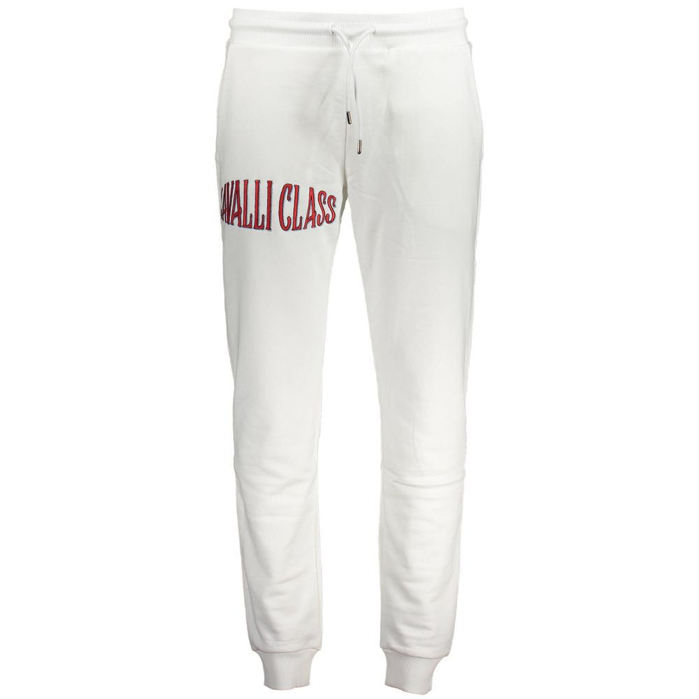 Cavalli Class Bianco Baumwoll-Sweathose für Herren
