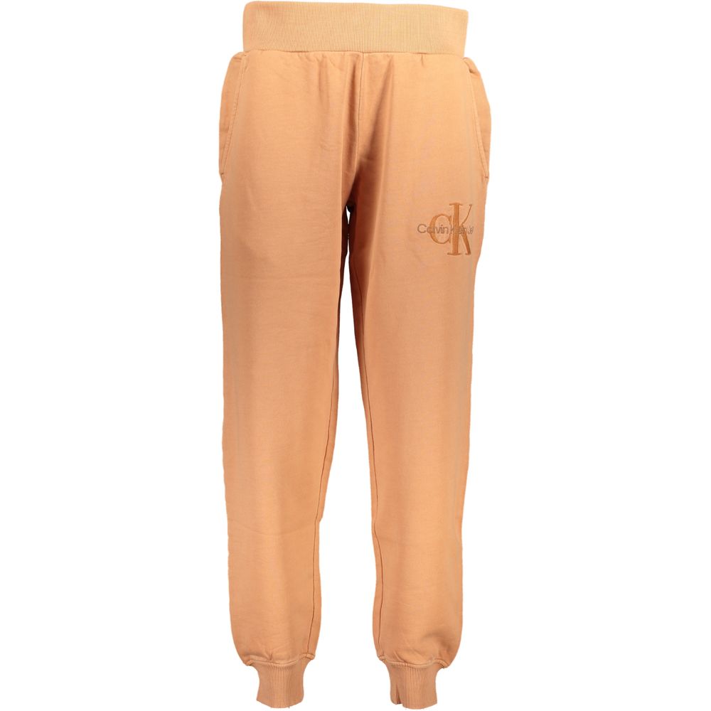 Calvin Klein Orangene Baumwoll-Jogginghose für Damen
