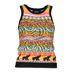 Desigual Zwarte Viscose Dames Tanktop