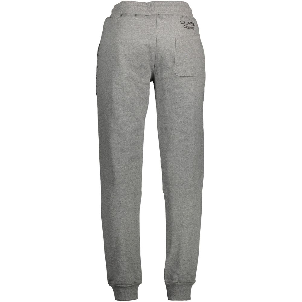 Cavalli Class Grigio Herren Sporthose aus Baumwolle