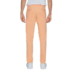 Borghese Oranje Katoenen Chinobroek