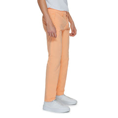Borghese Oranje Katoenen Chinobroek