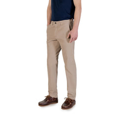 Borghese Beige Katoenen Skinny Broek