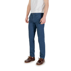 Borghese Blue schmale Baumwollhose