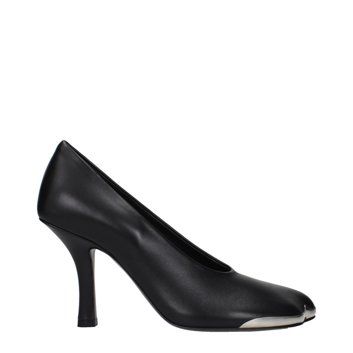 Burberry Pumps aus schwarzem Leder mit hohem Absatz