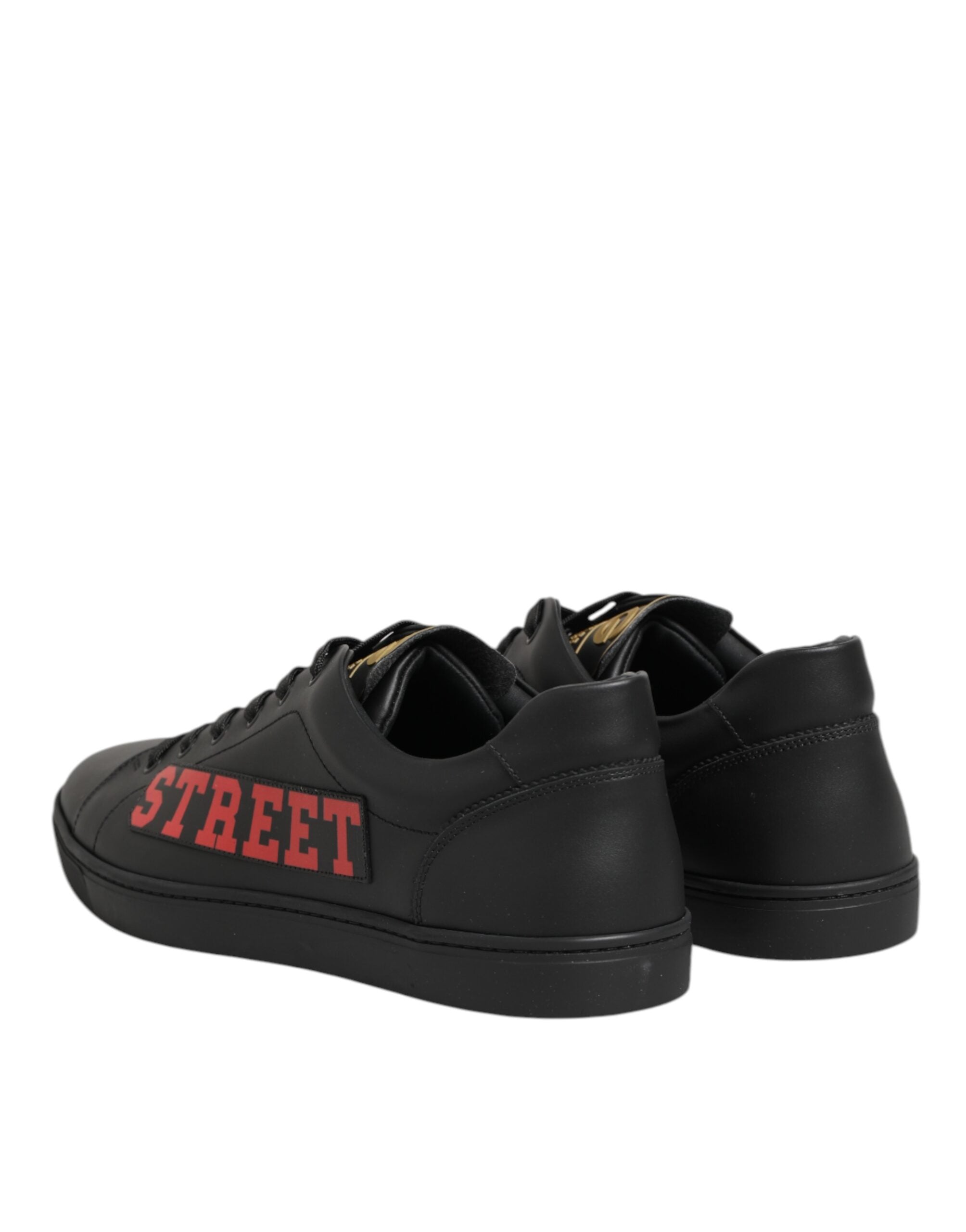 Dolce & Gabbana Black Street Life Low Top Herren Sneaker Schuhe