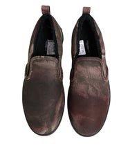 Dolce & Gabbana Multicolor Katoenen Lage Slip-on Heren Sneakers Schoenen