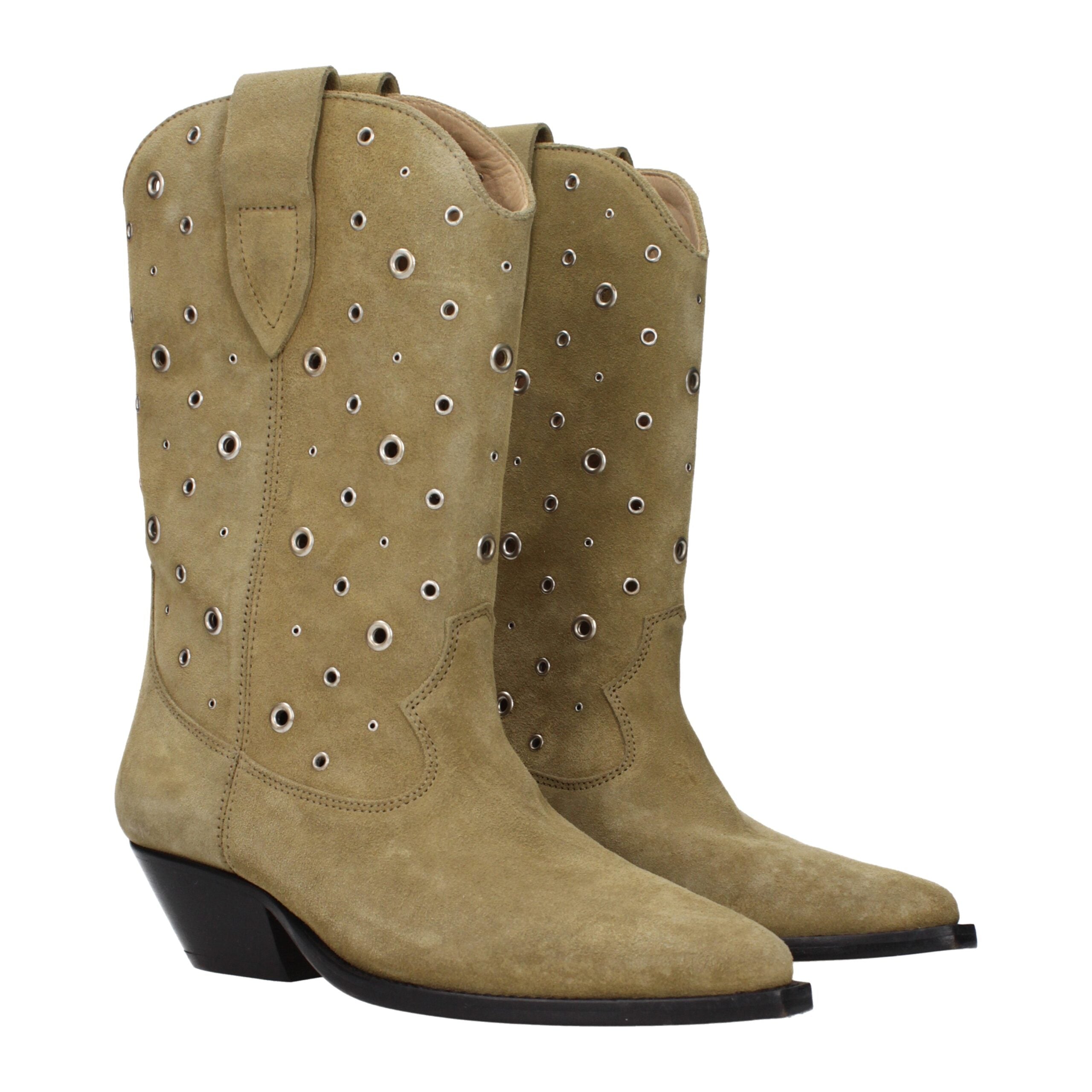 Isabel Marant Beige Leder-Ankle Boots