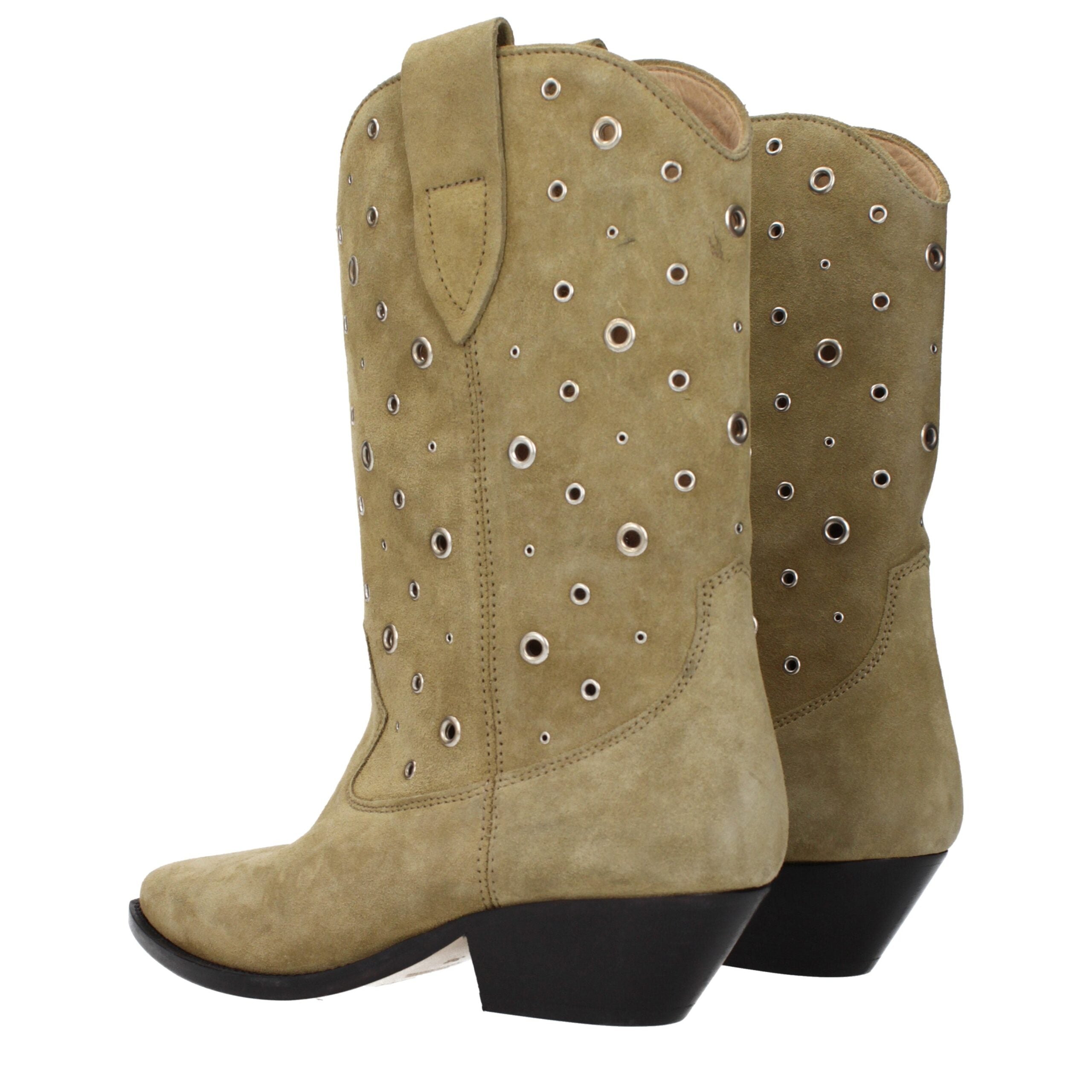 Isabel Marant Beige Leder-Ankle Boots