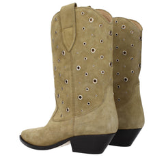 Isabel Marant Beige Leder-Ankle Boots