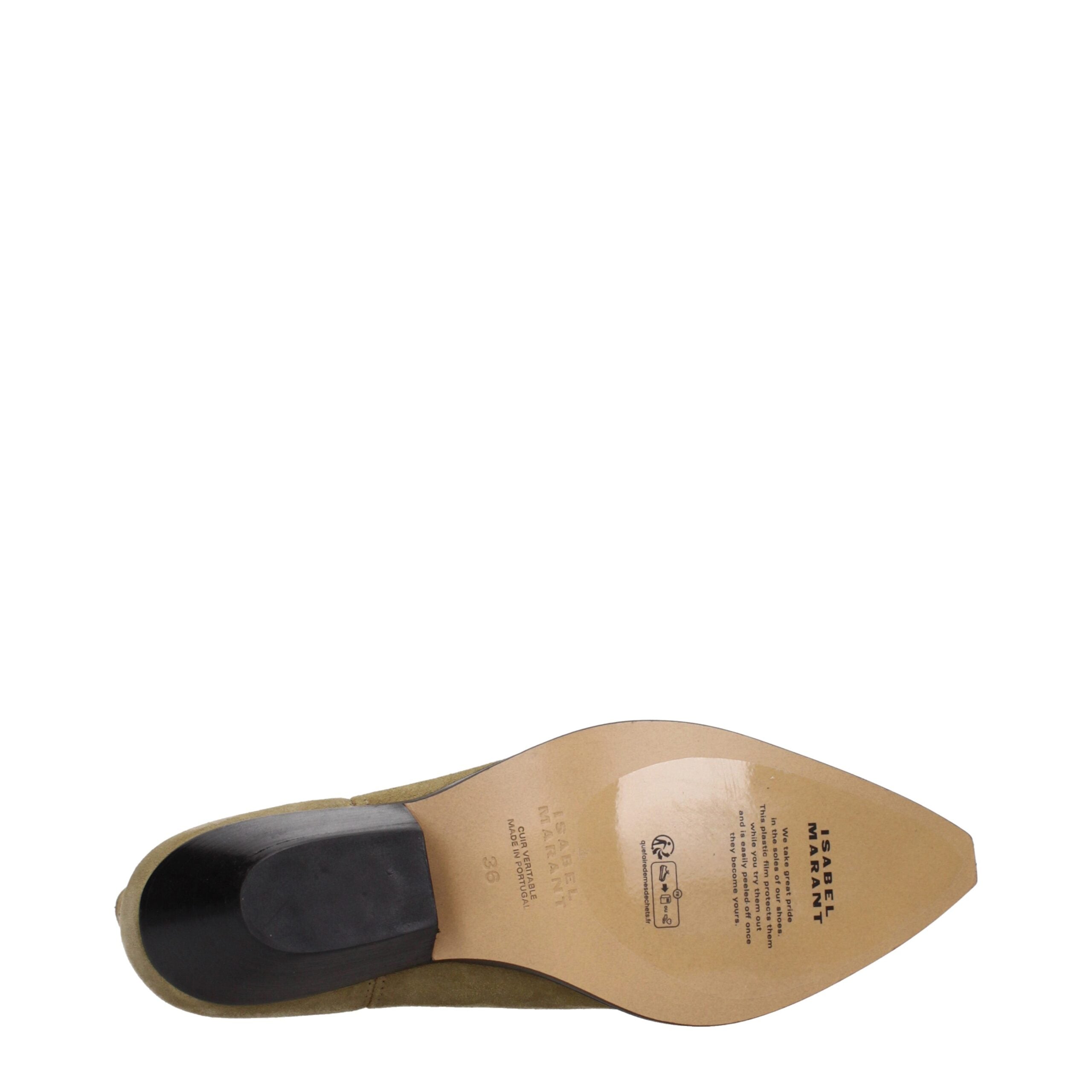 Isabel Marant Beige Leder-Ankle Boots