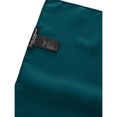 Dolce & Gabbana Grünes Seideneinstecktuch