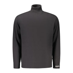 Pepe Jeans Black Cotton Sweater