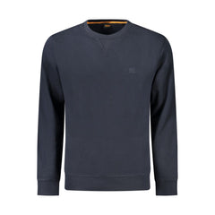 Hugo Boss Blue Cotton Sweatshirt