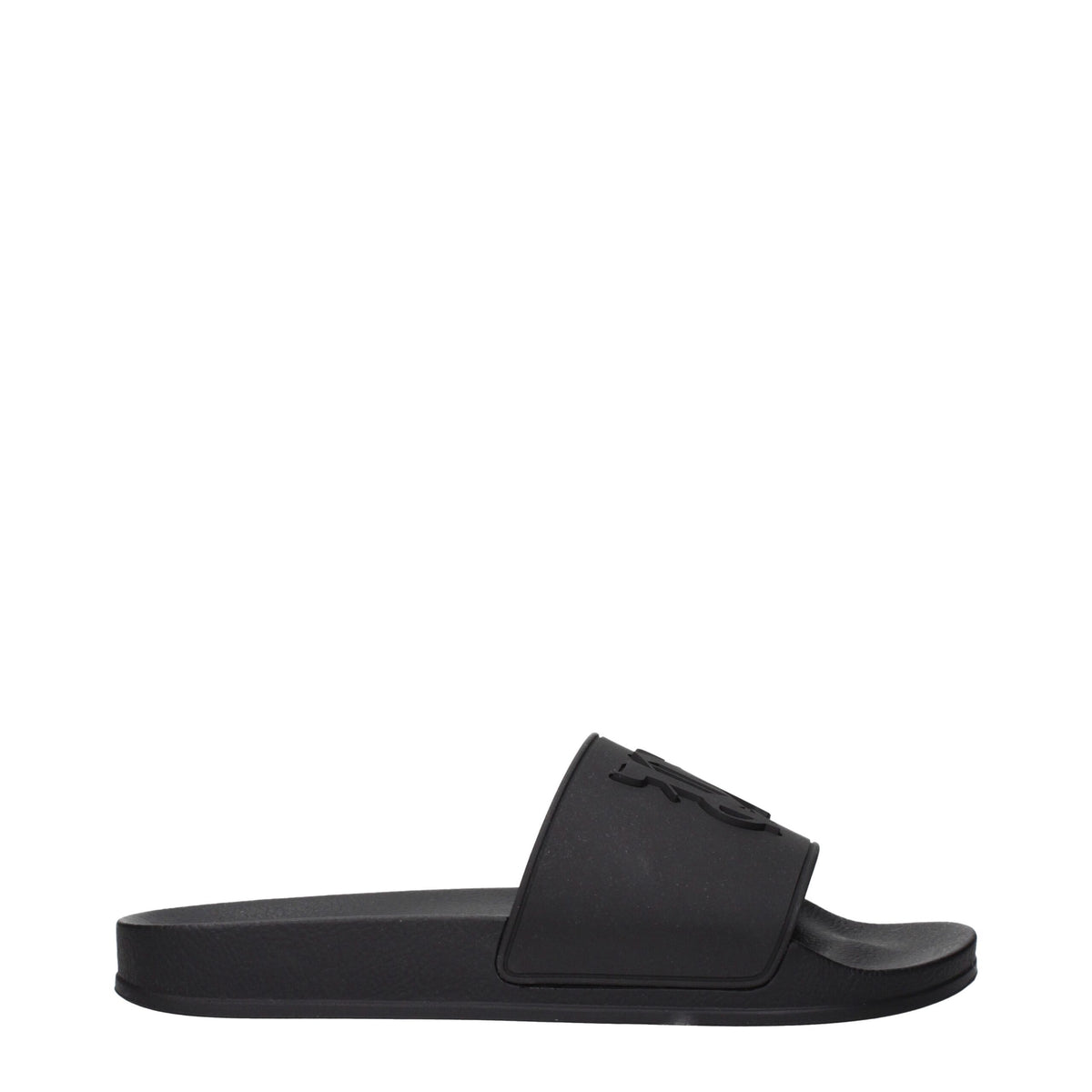Palm Angels Zwarte Katoenen Slippers