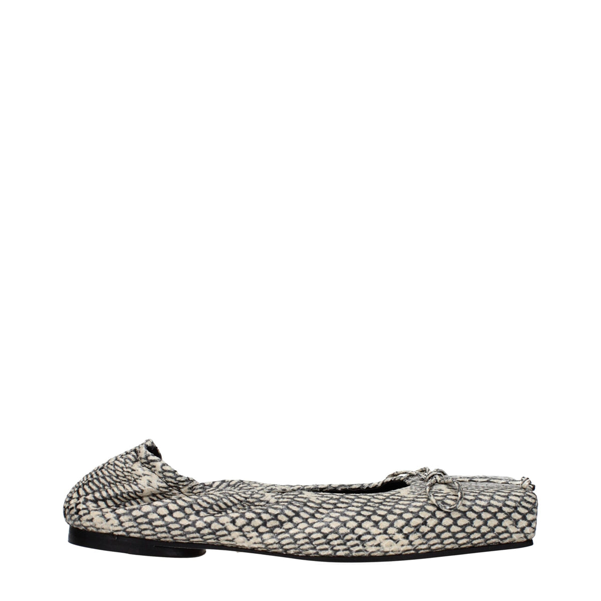 Jacquemus Beigefarbene Ballerinas aus Leder