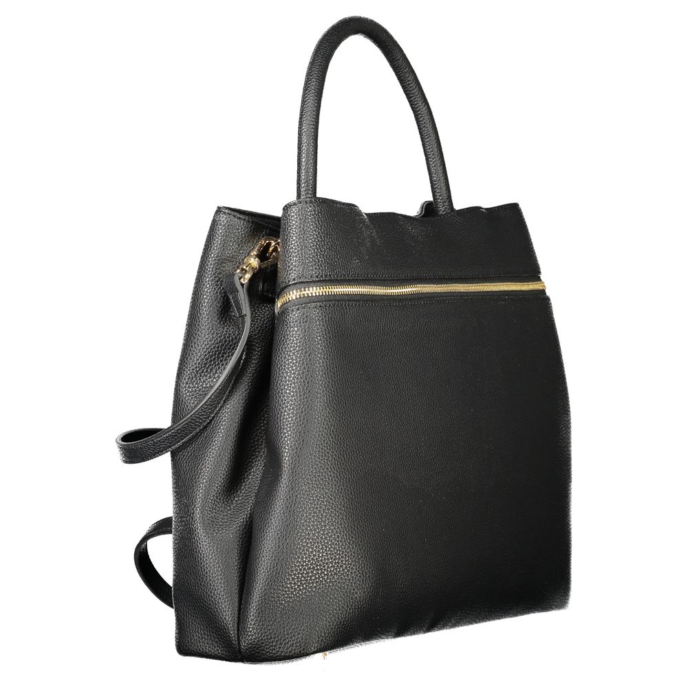 Twinset Damen Tragetasche aus schwarzem Polyurethan