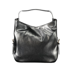 Twinset schwarze Polyurethan-Hobo-Bag für Damen