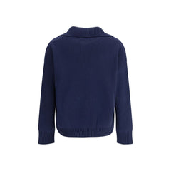 Max Mara Blue Cotton Sweatshirt