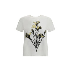 Max Mara White Cotton T-Shirt