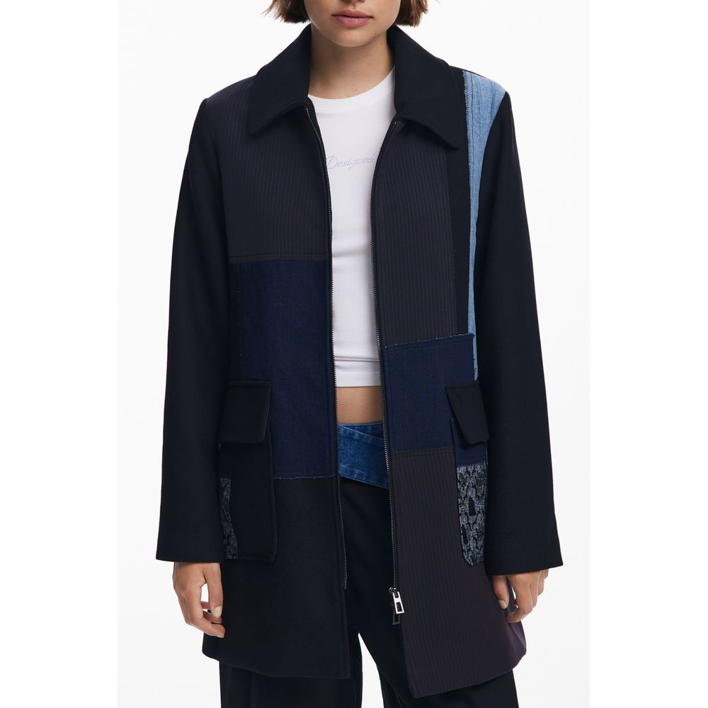 Desigual Zwart Polyester Damesjack