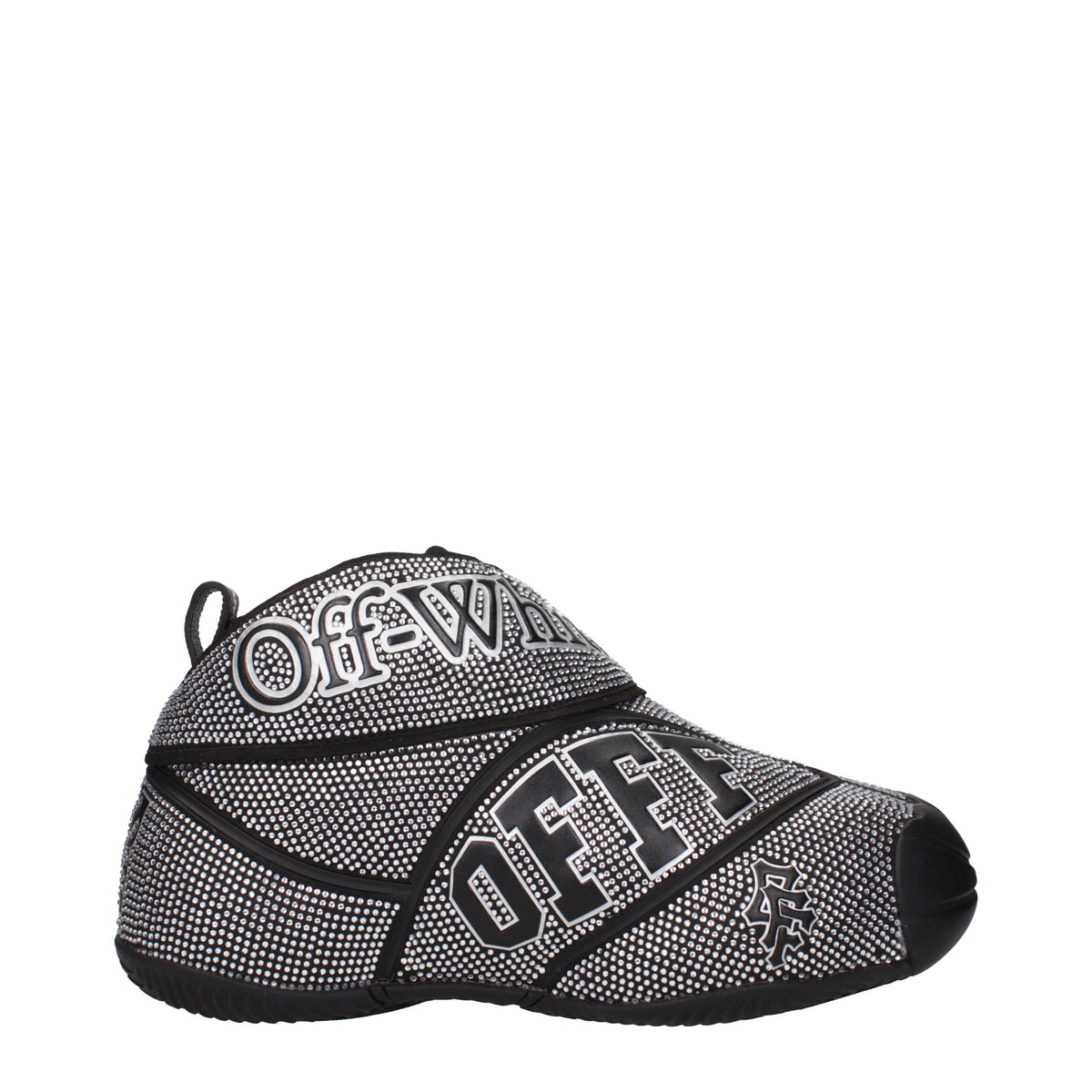 Off-White Zwarte katoenen sneakers